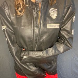 NEW Ducati Vintage Authentic Leather Jacket